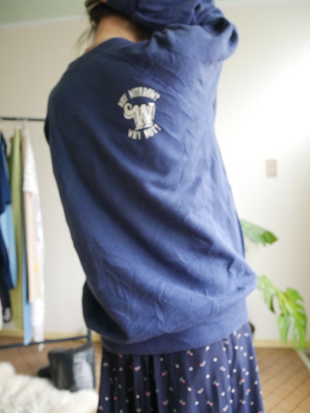 80s Hanes MADE IN USA Back Print Sweatshirt