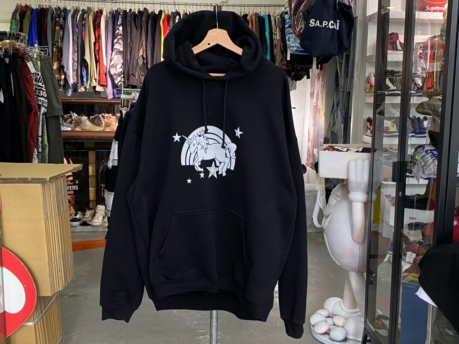 vetements 21ss magic unicorn hoodie パーカー-