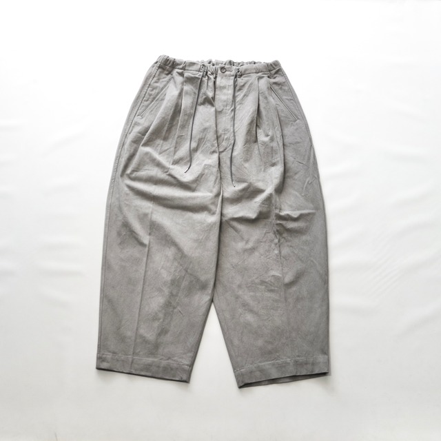 【HAVERSACK ハバーサック】COTTON LINEN CANVAS WIDE EASY PANTS コットンリネンキャンバスワイドイージーパンツ 862520 (2COLORS)