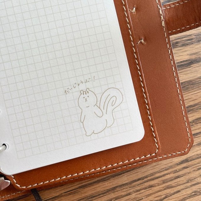 【20枚セット】ミニ6サイズ/くるみさんがそっと見守るリフィル