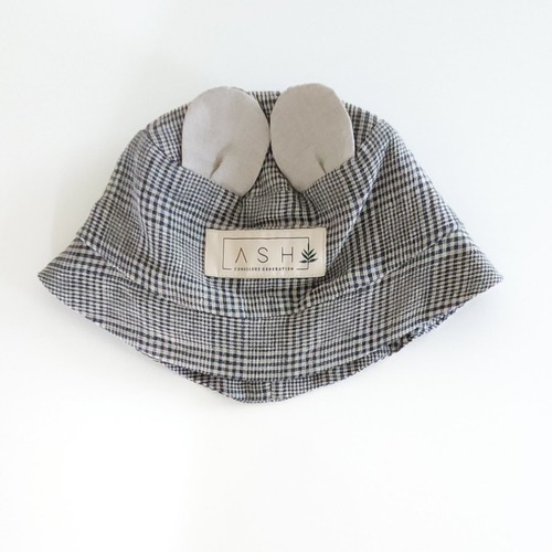 ASH generation - bear sunhat / glencheck