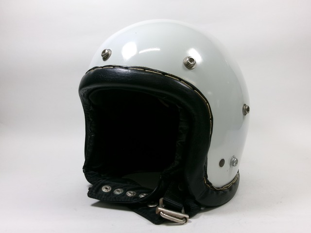 60s HA ヒロタケ アライ R-6M ジェットヘルメット 目深加工済み L