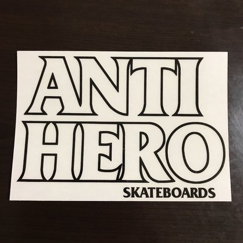 【ST-281】Antihero Skateboards アンタイヒーロー スケートボード ステッカー ブラック