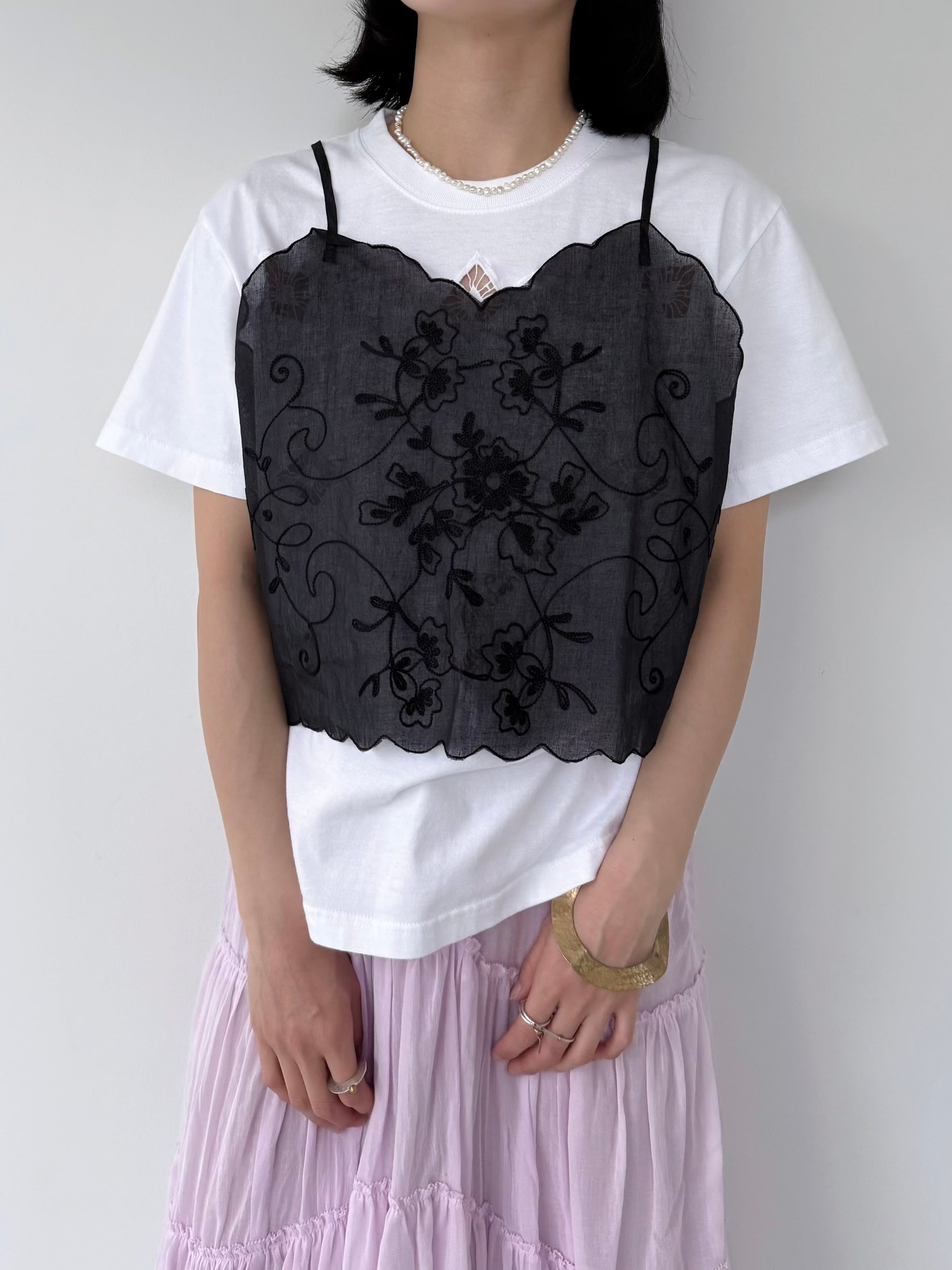 新品タグ付き 定価4.9万 24AW サラマリカ ベロア ビジュー ロングベスト Tops | KOKO