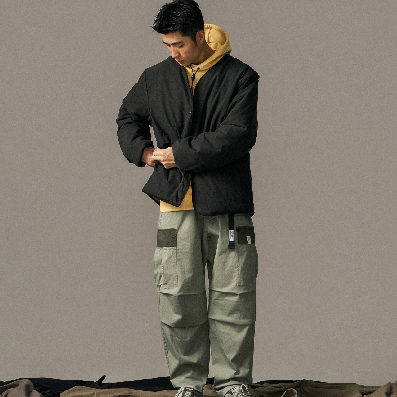 リバーシブル キルティング ライトジャケット K5505 - 14