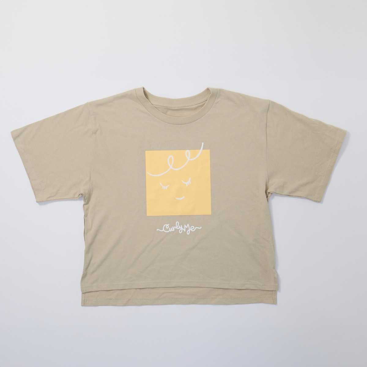 オリジナルTシャツ【カーリーフェイス】 | Curly Me｜天パとくせ毛の 