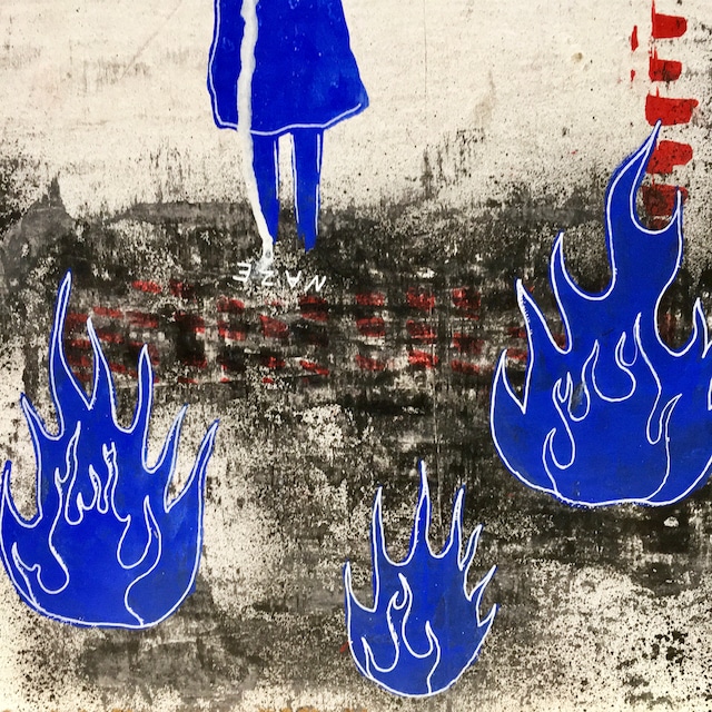 NAZE: UNTITLED(Blue Fire Painting)