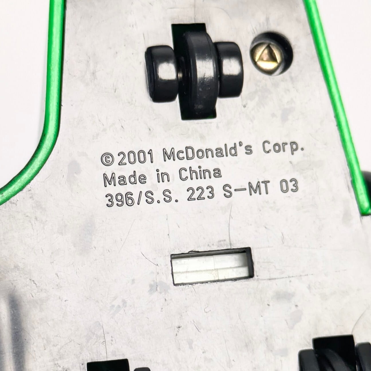 ☆VINTAGE2001 / JUNK☆ 【 McDonald's ミールトイ / 2001年製 】McExpress(マックエクスプレス) / Grimace〚アメリカン雑貨 アメトイ〛