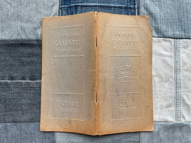Special】1910s Carhartt Time Book | swallows