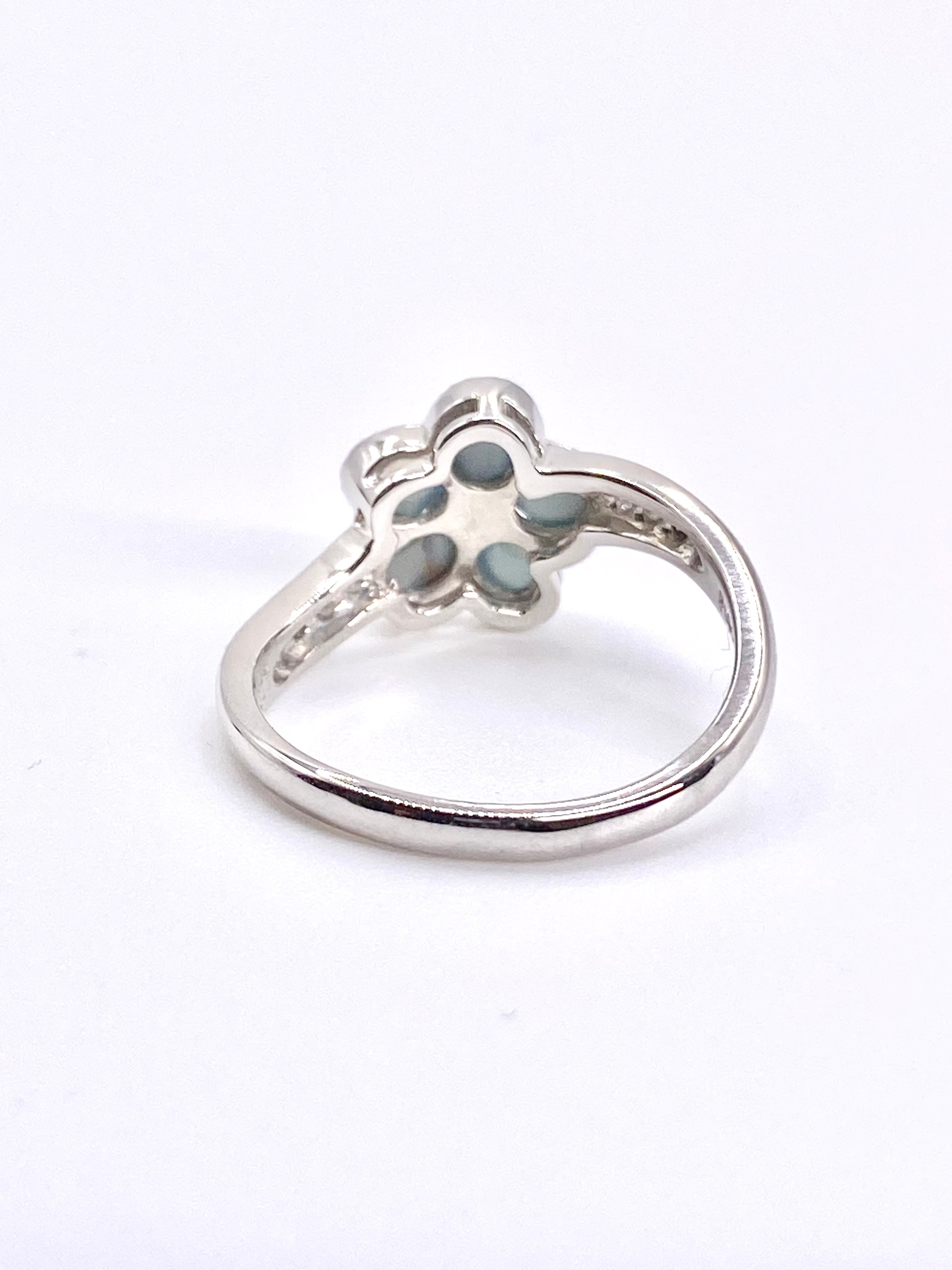 新品】アレキサンドライトキャッツアイ 計1.22ct / ダイヤモンド 計
