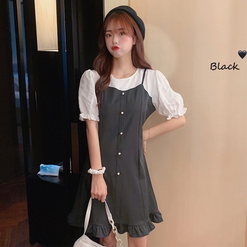 ✞ ドレス ワンピーススリーブツーピース スカート スウィート ✞ゴスロリ SM ミリ 甘ロリ クラロリ 和ロリ エレガント 黒ロリ 姫ロリ 華ロリ BB-BB4717506