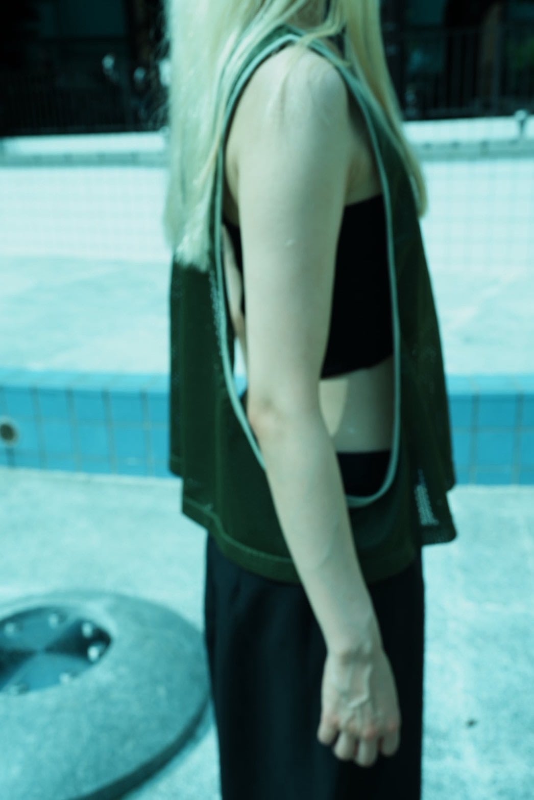 LILLY DEL SALONE × MOON TREE  PLANET [MESH SHORT TANK]