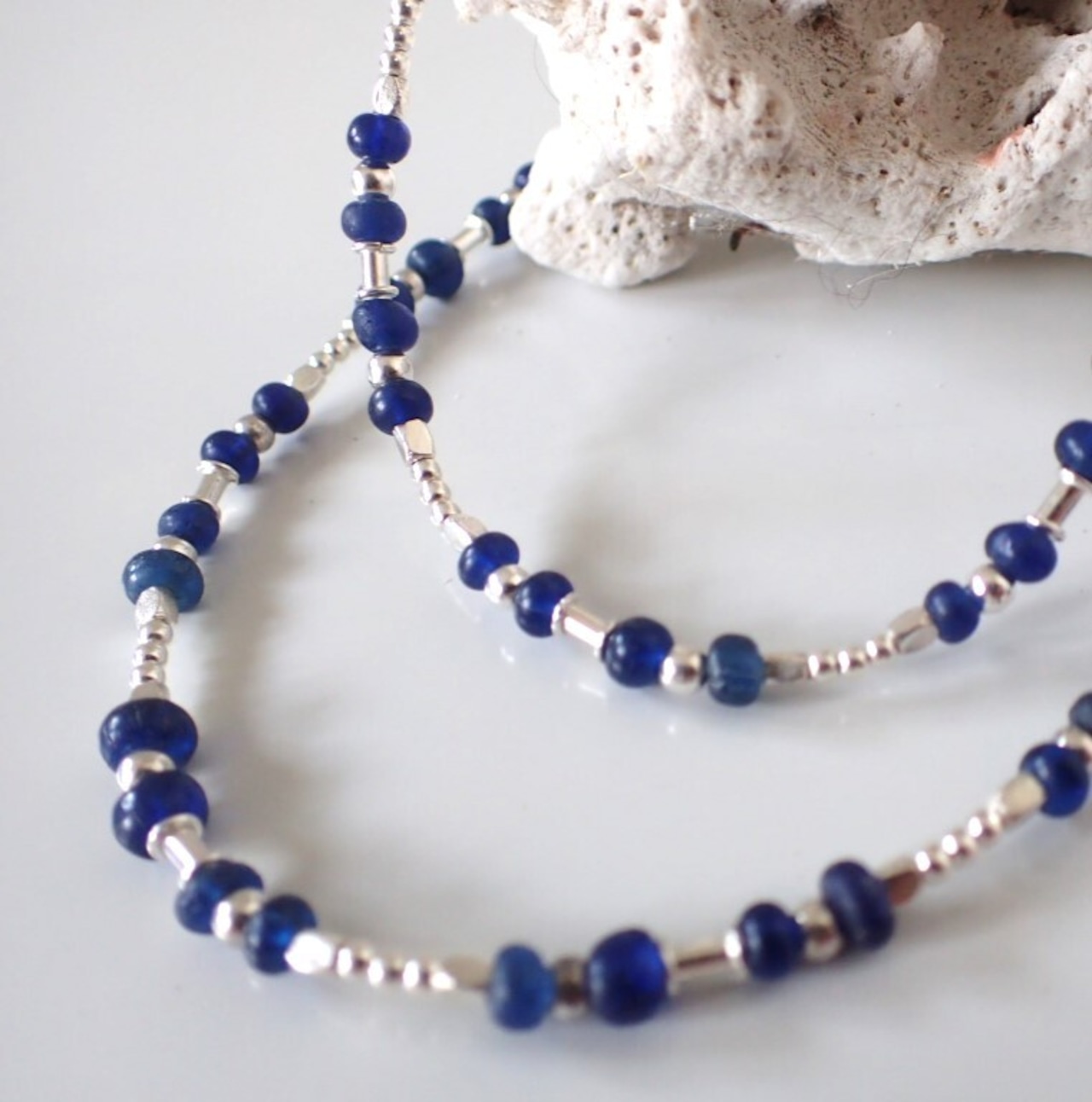 Mix Antique Beads Necklace (50cm)
