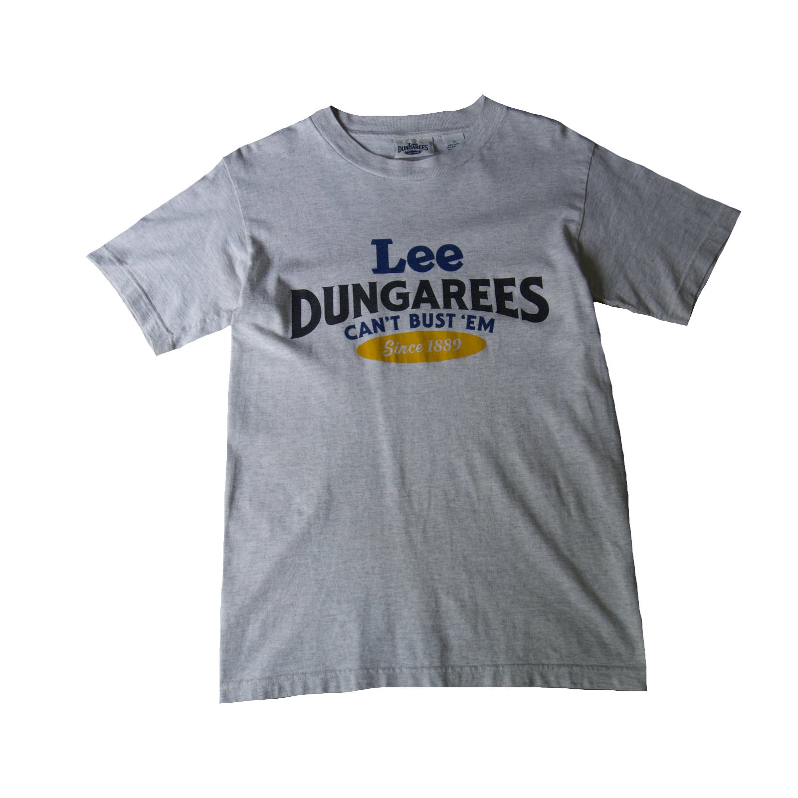 90s Lee DUNGAREES CAN'T BUST'EM cotton T-shirt S | MASEA