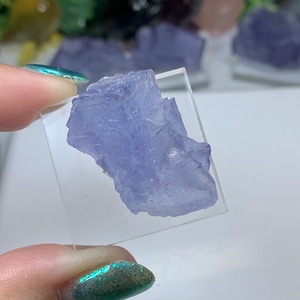 2.幻想的な色合い☆ヤオガンシャン産・ブルーフローライト原石