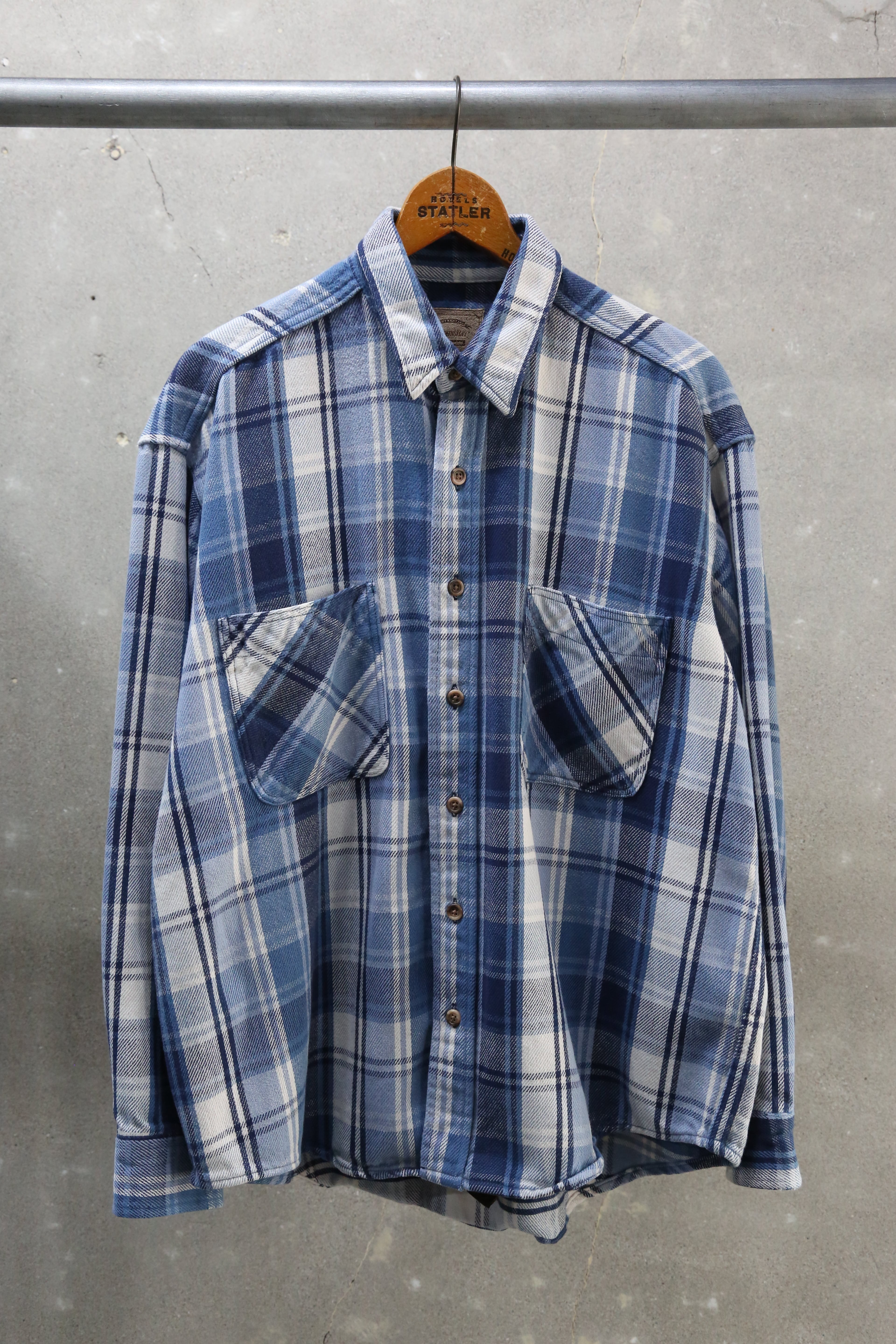 ST.JOHN'S BAY 00s ジップアップジャケット グレー L 90-00's ST JOHN'S BAY ハーフジップ フリースジャケット 
