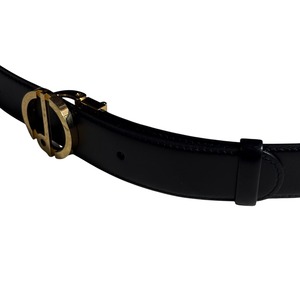 DUNHILL logo buckle leather belt