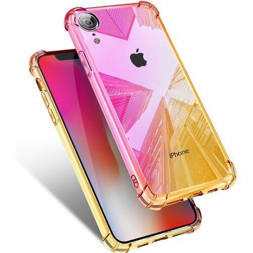 新品》 iPhone XR ケースクリア 耐衝撃 薄型 グラデーション 透明 TPU  