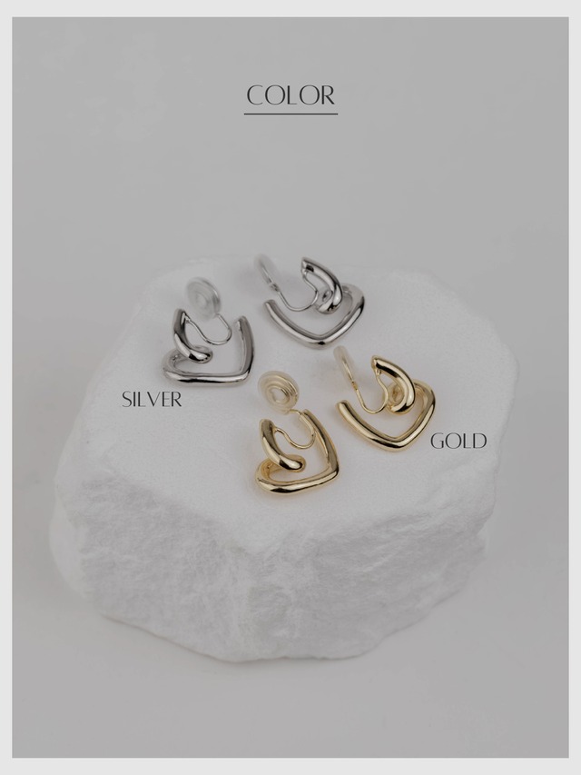Earring/Pierce -Gold/Silver-