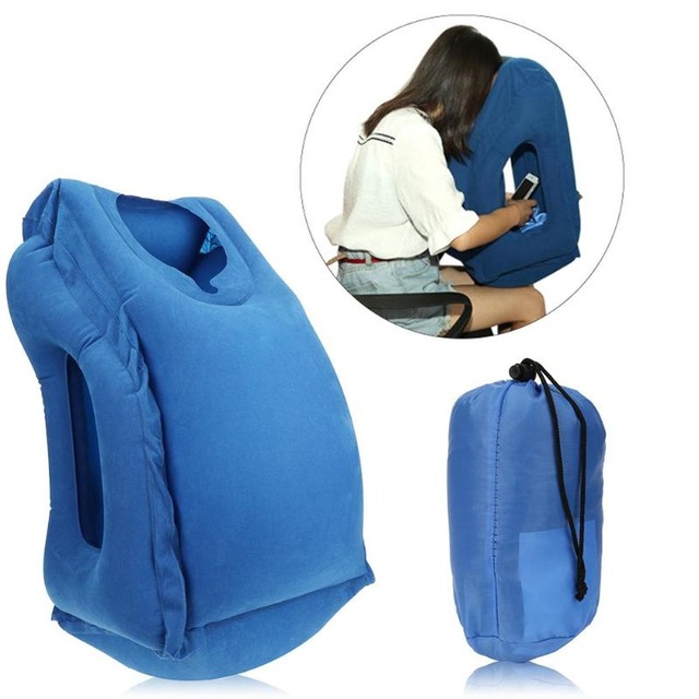 ポータブルトラベル枕インフレータブル枕エアソフトクッション旅行革新的な製品サポート折りたたみブローネック枕