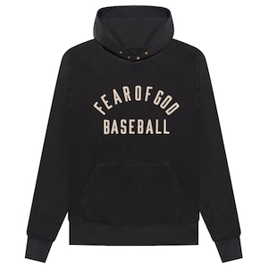 【FEAR OF GOD】SEVENTH COLLECTION  BASEBALL HOODIE(BLACK)