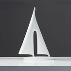 セーリングボートの模型 オーナメント シンプルなオーナメント 家庭用