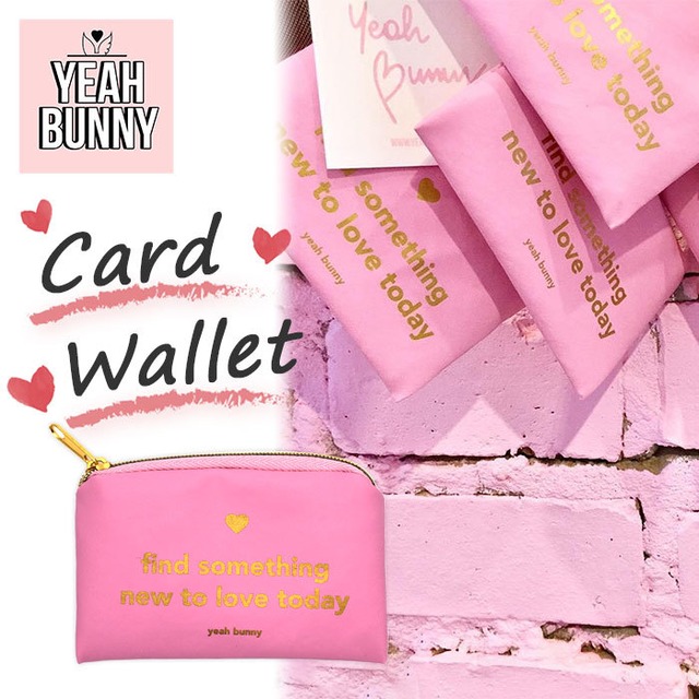 【YEAH BUNNY】card wallet 