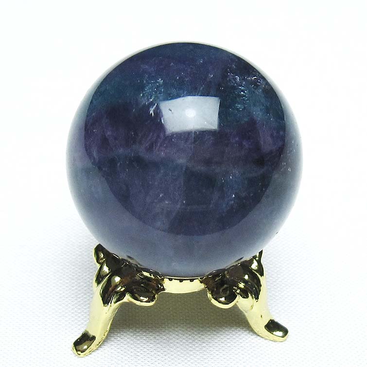 フローライト 丸玉 30mm 蛍石 スフィア 置物 原石 一点物 141-6778