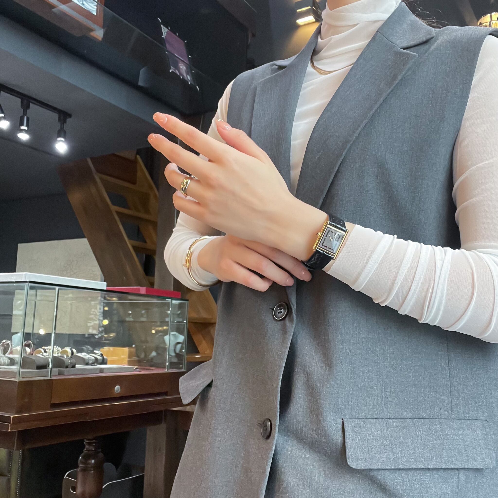 カルティエ マストタンク LM チャコールグレー文字盤 | Ante