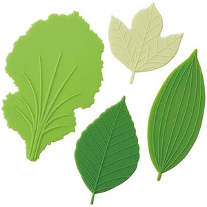 【人気】トルネ 抗菌 シリコン レタス&リーフ バラン 4枚入 繰り返し使える 電子レンジ・食洗機対応 弁当 P-3624