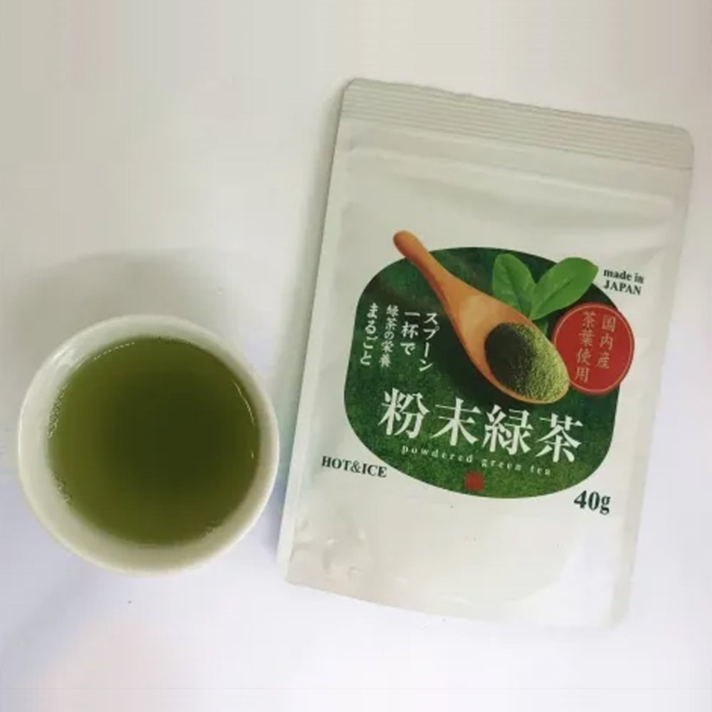 粉末緑茶 40g | 茶のまち川根事業協同組合