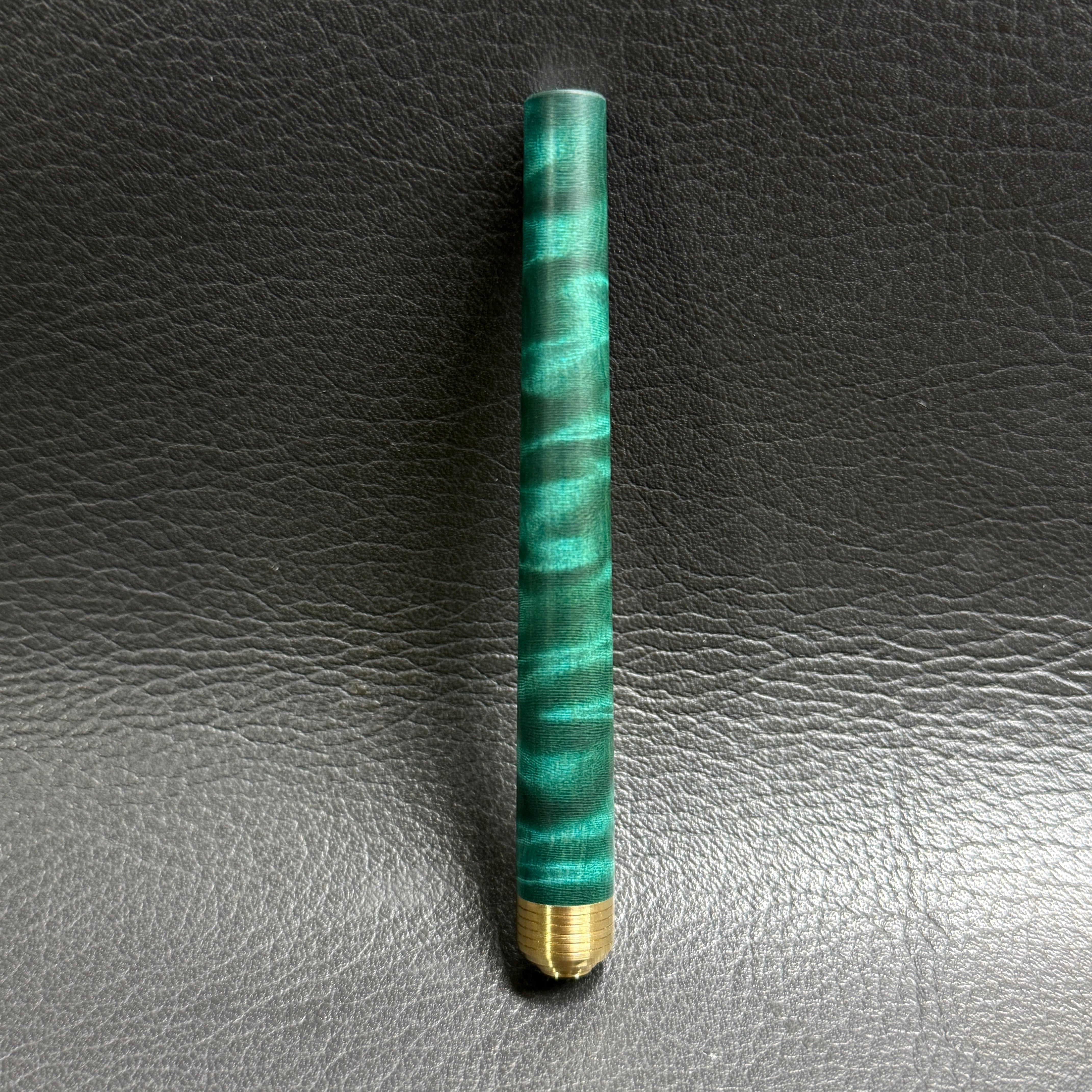 617栃トラ杢スタビ PG-5用カスタム木軸 先端Φ11 真鍮 | handwood