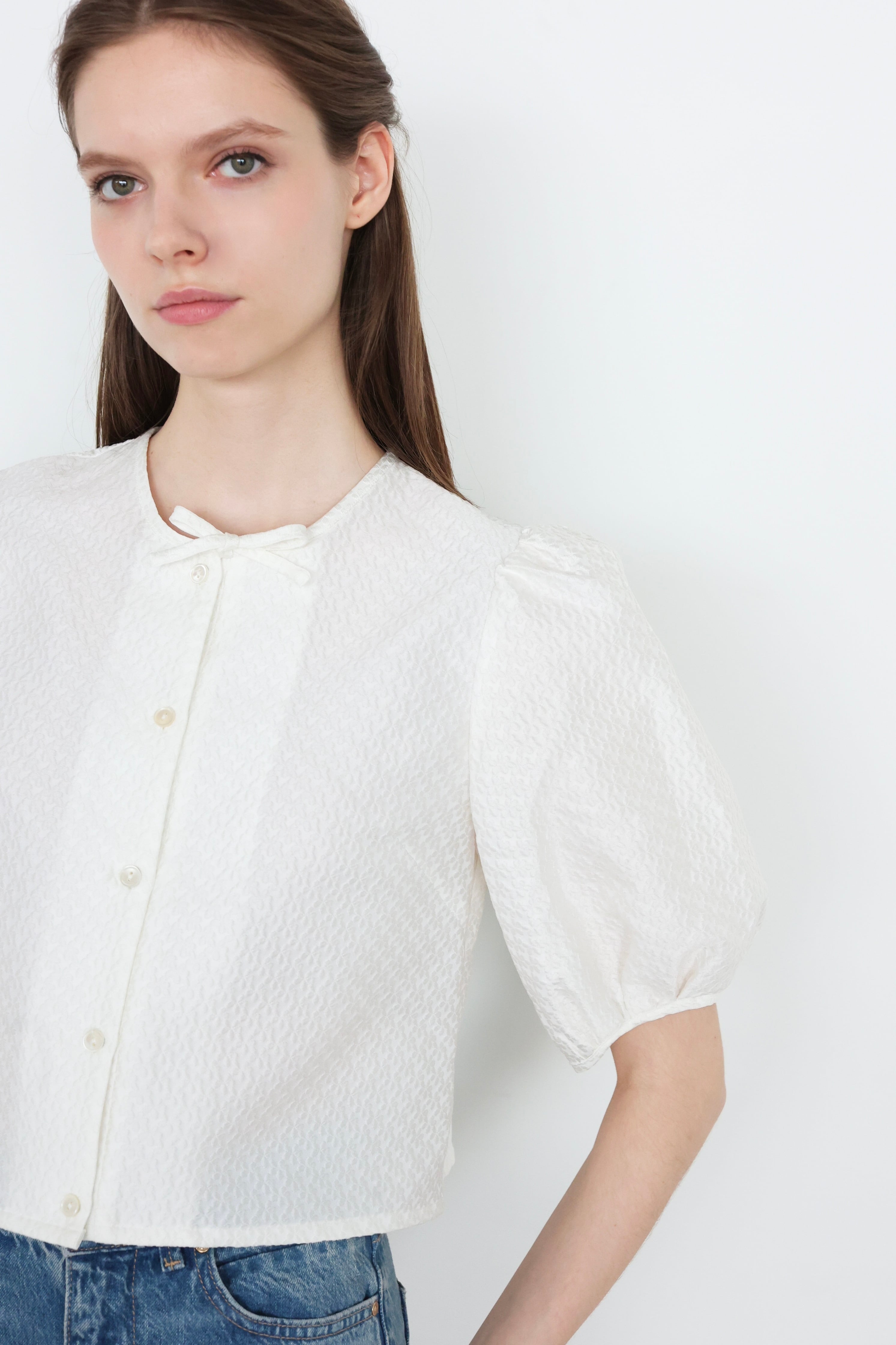 amica kids COUTURE BLOUSE WHITE