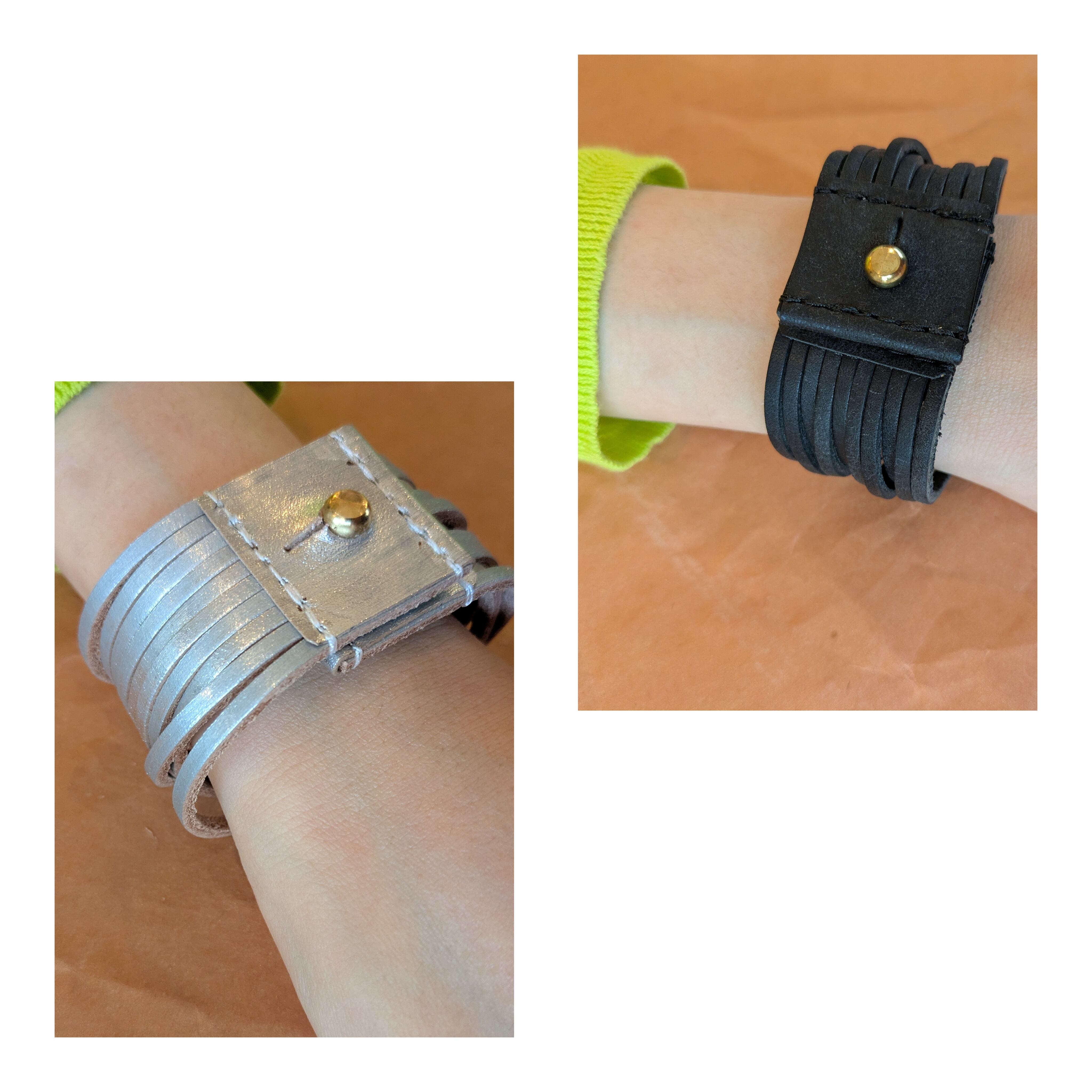 さらなむ saranam ］サラナン / スラッシュブレスレット / レザーブレスレット