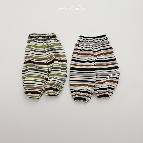 aou studio［取寄］mozzy stripe jogger pants 26winter