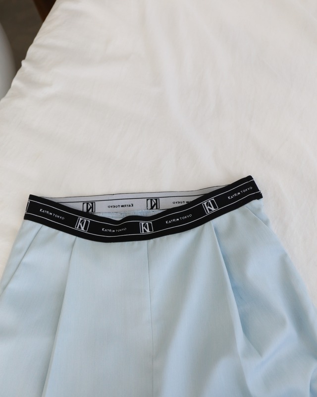 roll up easy slacks（blue）