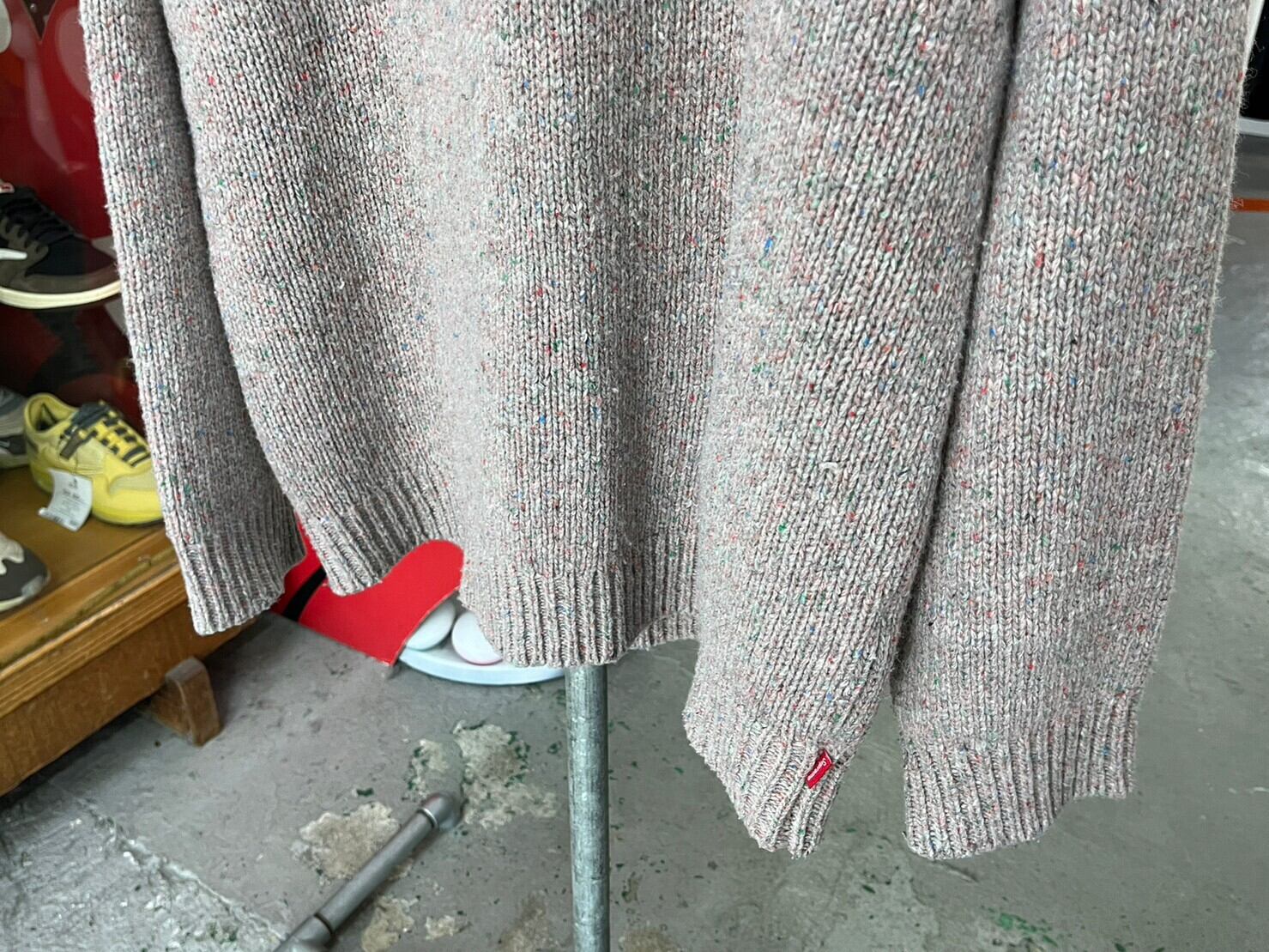 Supreme 22AW SMALL BOX SPECKLE SWEATER HEATHER MULTICOLOR XL 13498 