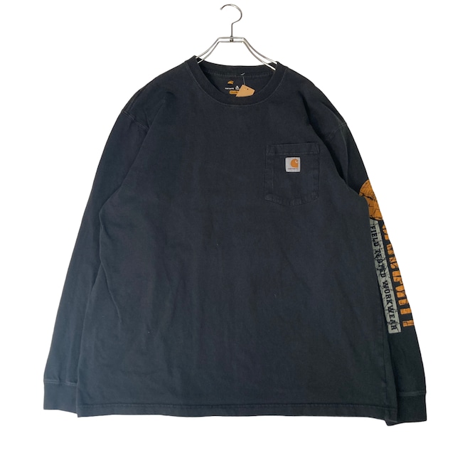 Carhartt   ロングTシャツ　XL   プリント　ブランドタグ