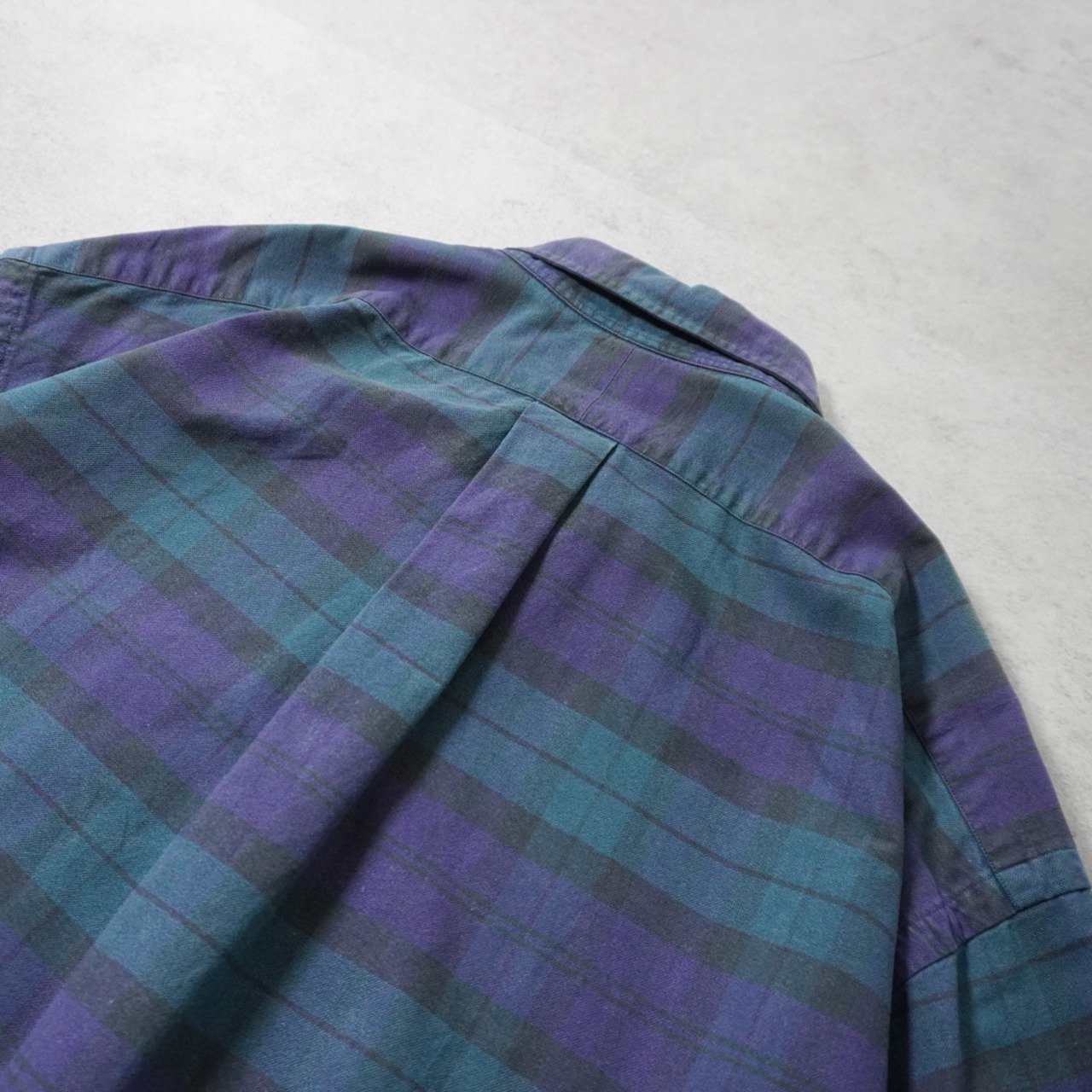 90s Ralph Lauren black watch shirt "The Big Oxford" [L] 古着 - 8