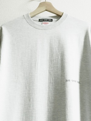 PREMIUM LONG-SLEEVE ASH T-SHIRT  " small letters "
