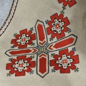 cross stitch embroidery rug
