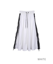 ダブルファスナーフレアスカート (WHITE) CQ-47034