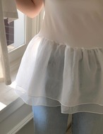【25ss】Layered Frill Tops(chiffon)_ 3colors