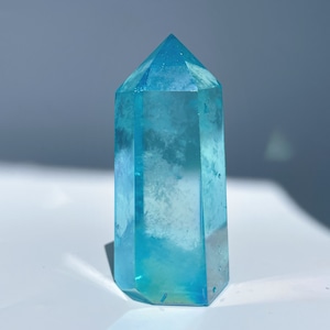 アクアオーラクォーツ タワー21✧ Aqua Aura Quartz ✧天然石・鉱物・パワーストーン