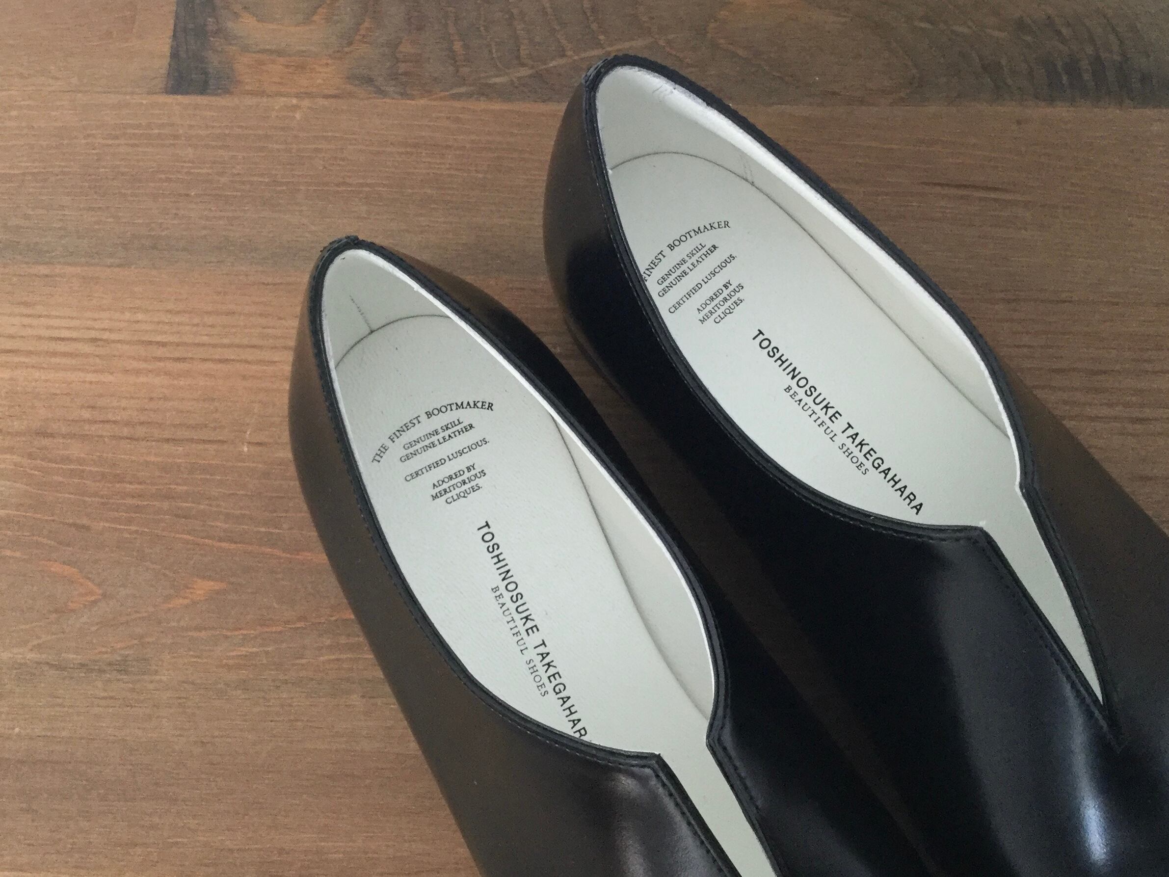 BEAUTIFUL SHOES “ SLIT SHOES “ BLACK | Lapel online store