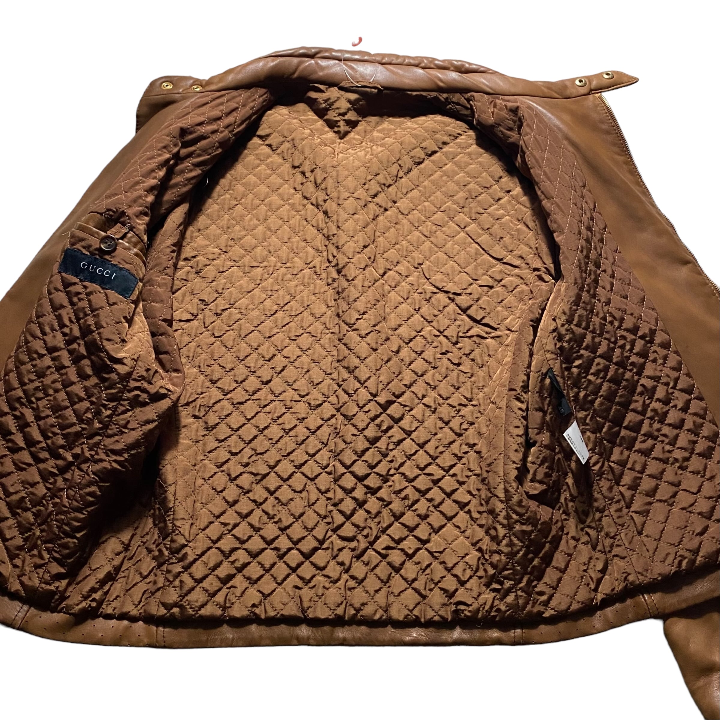 vintage GUCCI by TOM FORD leather riders jacket | Pay ID