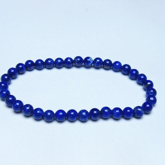 ラピスラズリ ブレスレット 5mm 一点物 メール便可 [M便 1/10] 111-48501