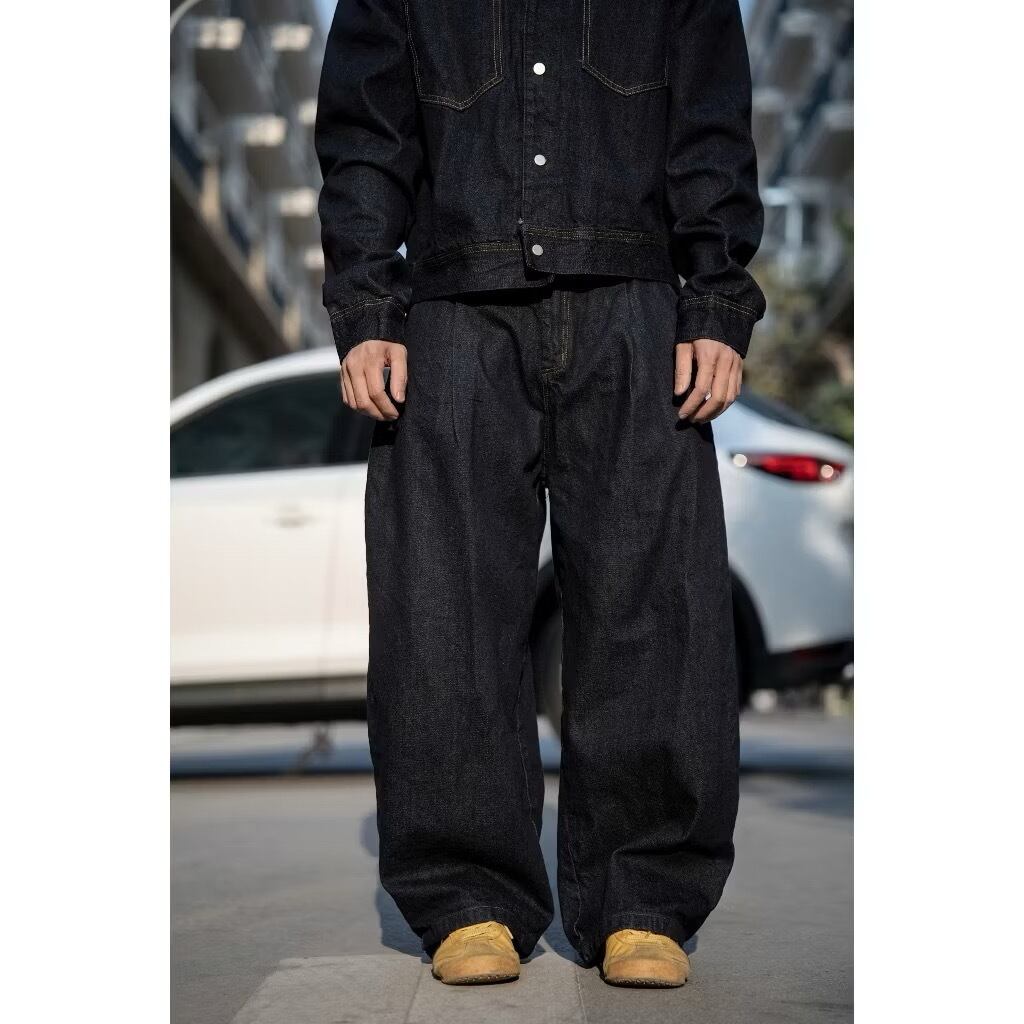 【THEM STUDIO】Raw Denim リジットデニム THEM STUDIO】INDIGO RAW BAGGY JEANS | P3398STORE