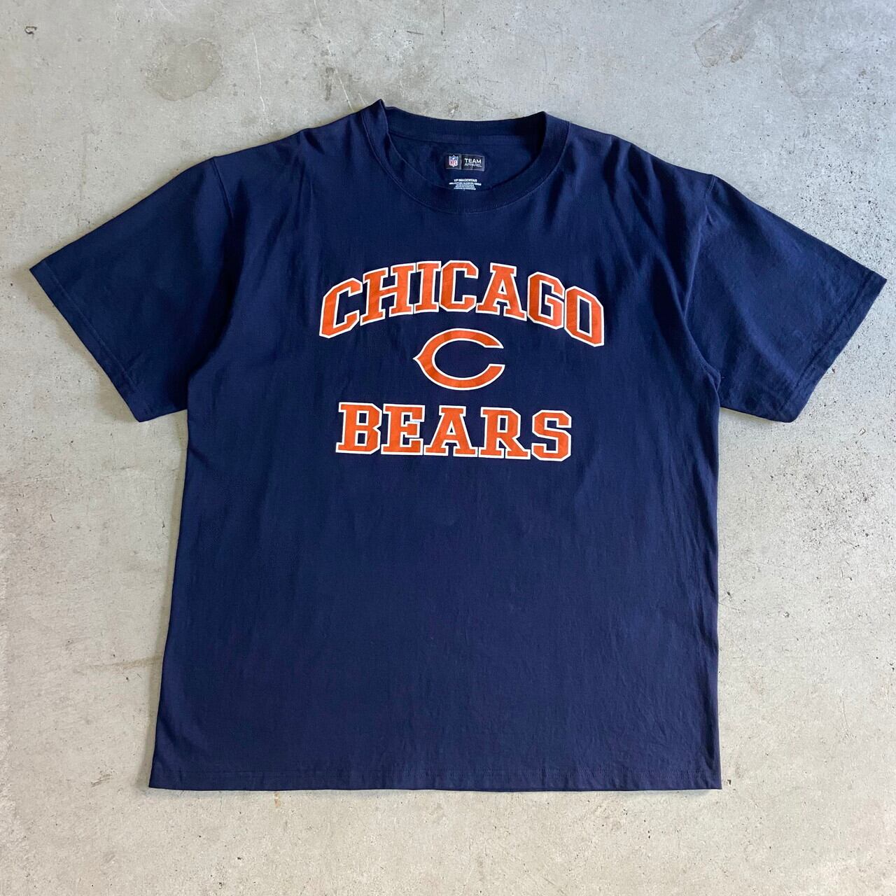 90年代 NUTMEG NFL CHICAGO BEARS シカゴベアーズ スポーツプリントTシャツ USA製 メンズXL ヴィンテージ /eaa347780