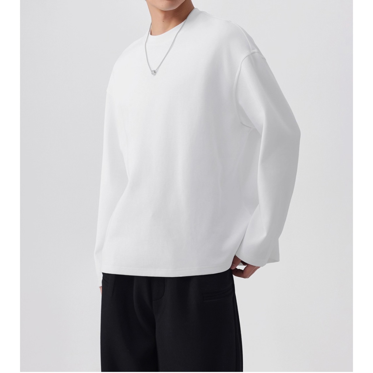 クルーネック レギュラースウェットシャツ af0423